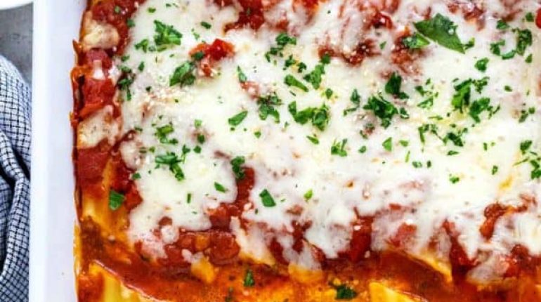Manicotti with 3-Cheese Filling