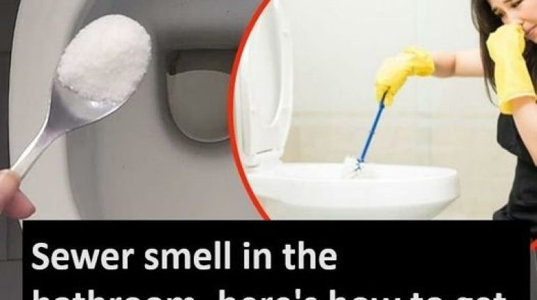 Sewer smell in the bathroom, here’s how to get rid of the bad smell